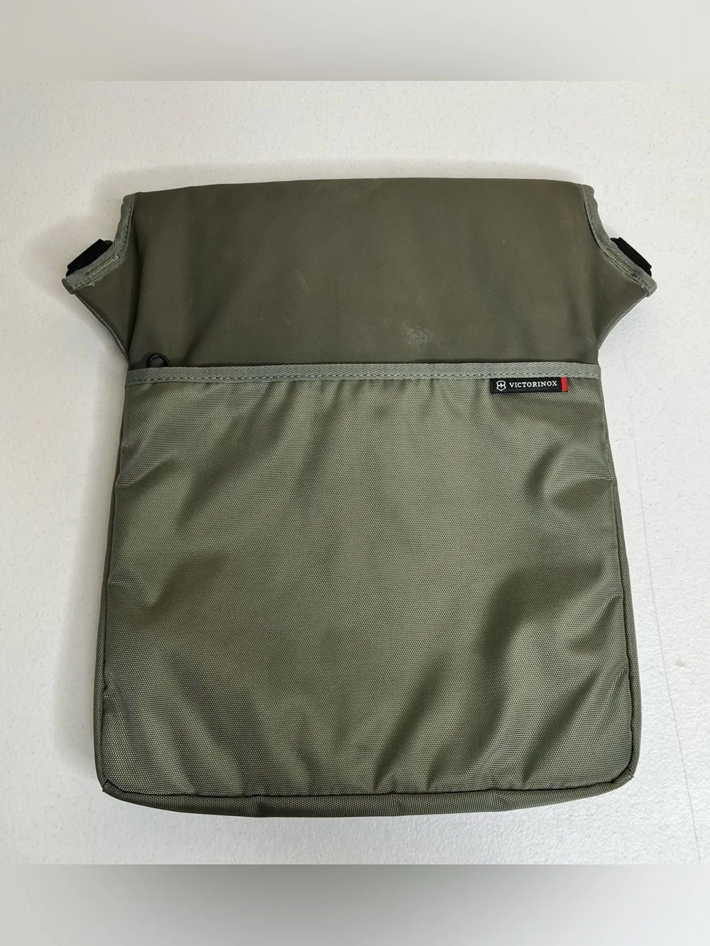 Victorinox Altmont Classic Olive Camo Flapover Bag Orange Lining NO STRAP